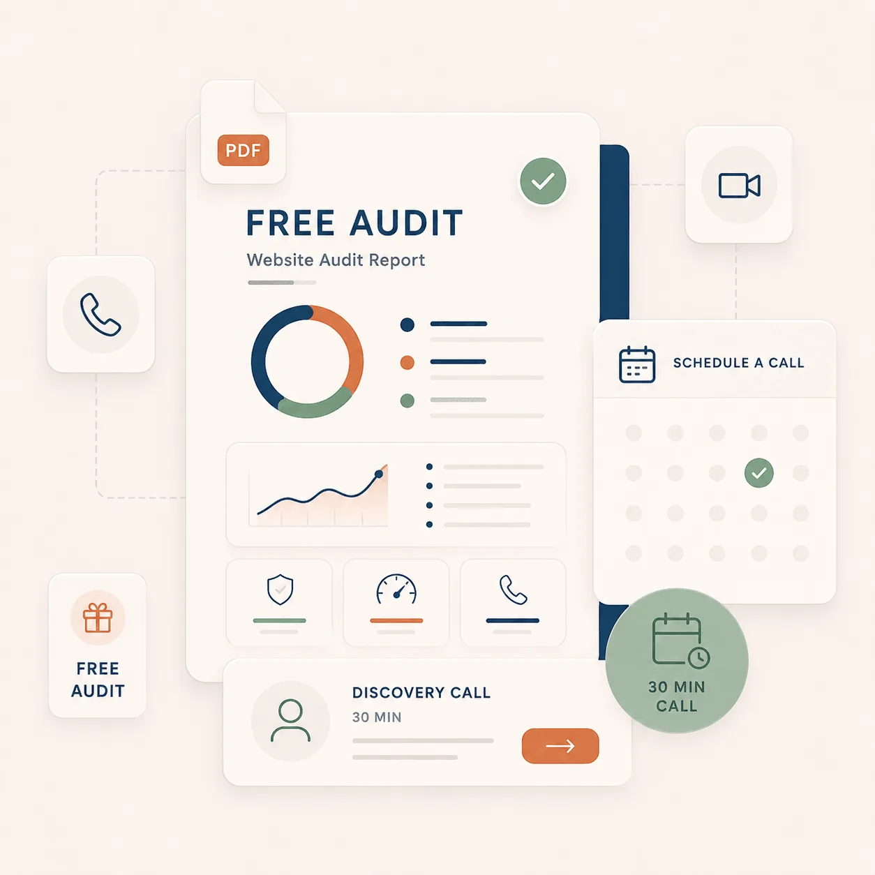 Agency free audit sales-call PDF example